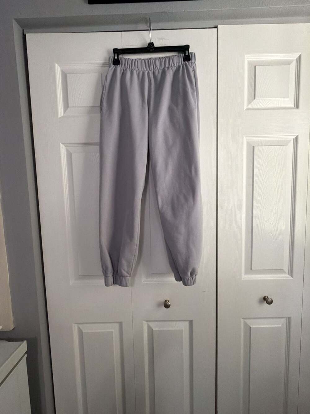 Brandy Melville Rosa Sweatpants in Light Blue/Grey